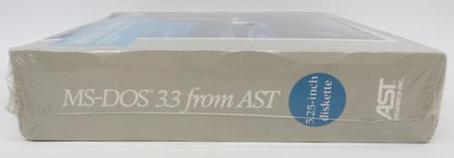 MS-DOS 3.3 from AST 5.25" Floppy Disks Computer Program Discs NEW SEALED BOX vtg - Picture 7 of 11