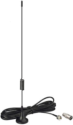 FM Antenna 75ohm F Adapter Radio Antenna 2 Kit For Home Radio Stereo Receiver