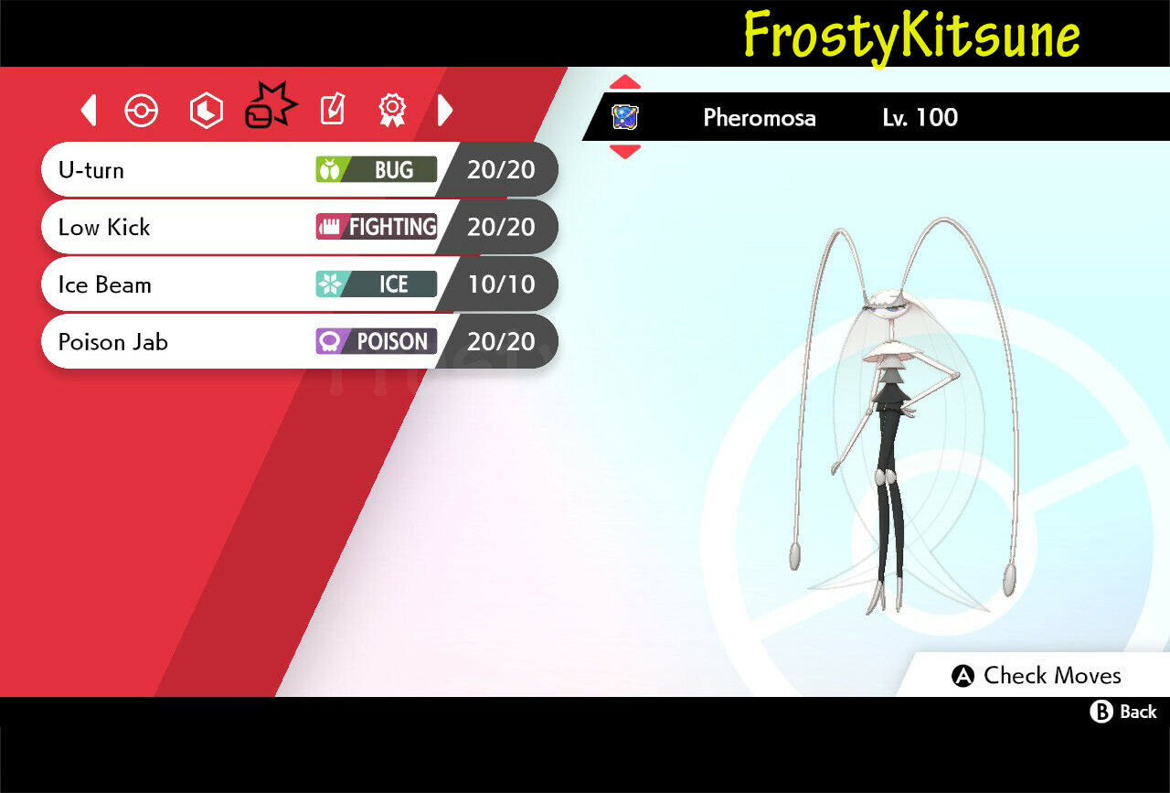 Ultra SHINY 6IV PHEROMOSA / Pokemon Sword and Shield / Alolan -  Finland