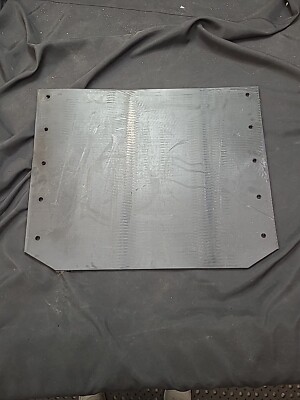 NEWBY Tree Shaker Machine Pad-Black Rubber-25'' x 24'' x 5/16''-10-1/2'' Holes