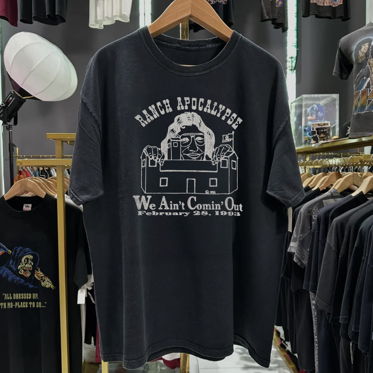 Ranch Apocalypse David Koresh Promo T-Shirt Black XXL View 2