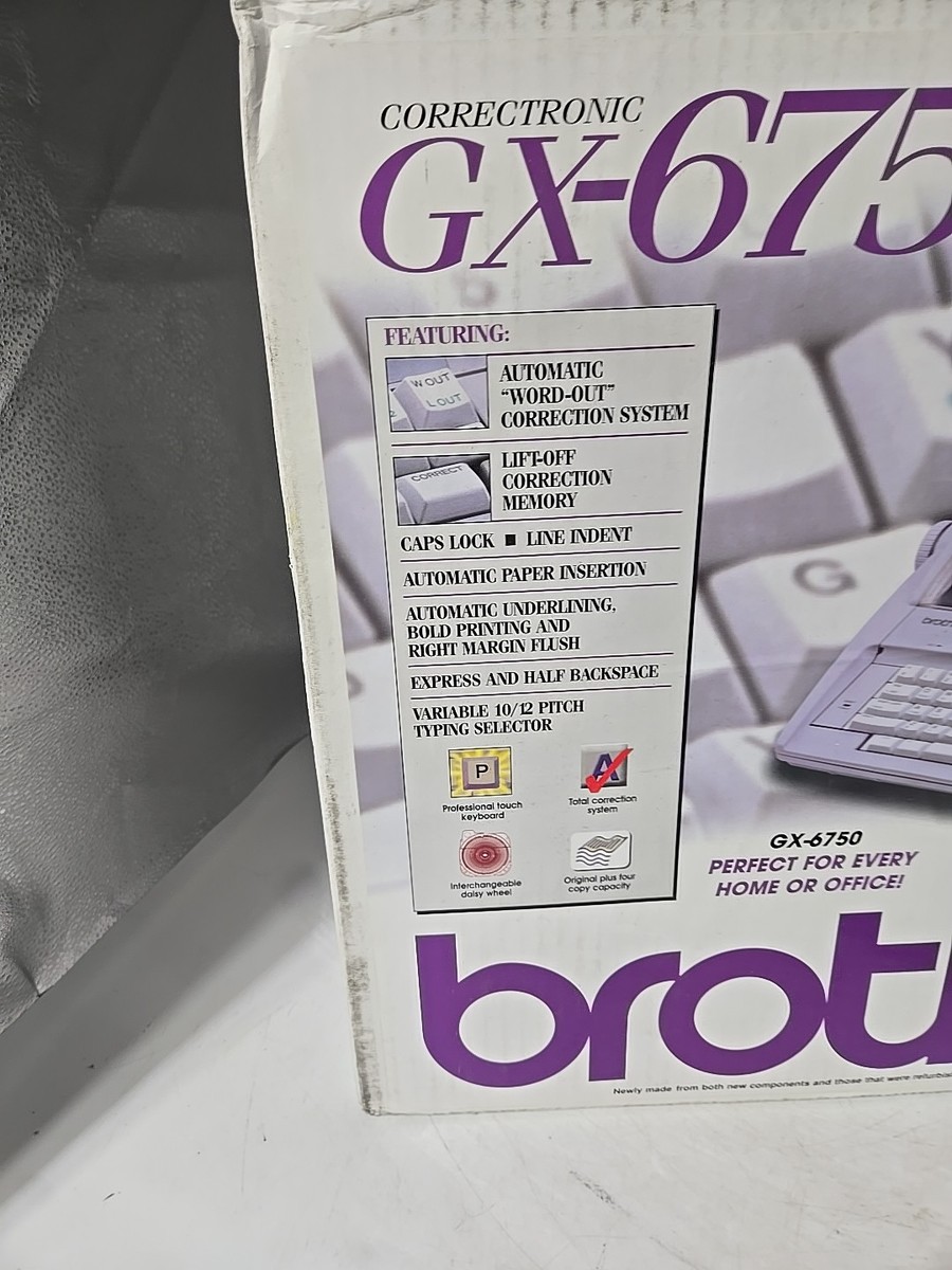 Brother GX6750 Typewriter for sale online | eBay
