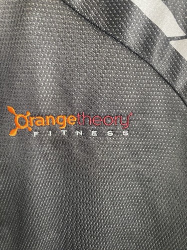 Orange Theory Fitness Black Windbreaker Jacket Lightweight Reflective Men's M - Picture 6 of 16