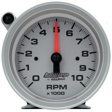 Auto Meter 233909 3-34 Inch Tachometer Gauge 10k Rpm Slvr Dial