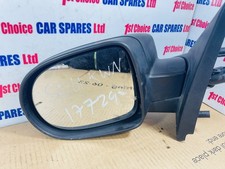 Renault Twingo MK2 2011 PASSENGER LEFT MANUAL BLACK WING MIRROR E20209267