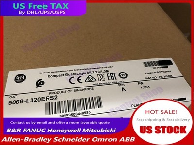 5069-L320ERS2 /A GuardLogix 5380 Processor Compact SIL2 2.0/1.0M New Sealed DHL