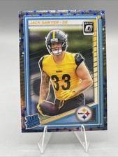 2025 Donruss Optic Rated Rookie Stars Prizm Jack Sawyer #220 Steelers