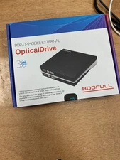 QTY=2, Roofull Pop-Up Mobile External Optical Drive 3.0 USB 5Gbps