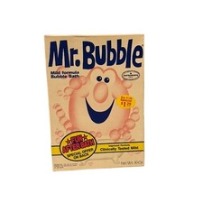 Vintage 1970s Mr Bubble 10 oz Bubble Bath Box New - Sealed