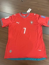 New Portugal Soccer Jersey Red No 7 Home Football Fan Shirt Top