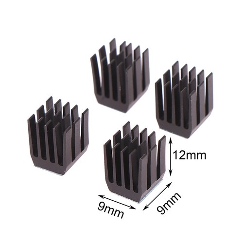 4Pcs 3D Printer Parts Blue Motor Driver Module Heat Sinks with Glue Heatsink - Bild 13 von 14
