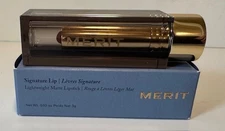 Merit  Shade Classic Signature Lip Lightweight Lipstick 0.1 oz NIB Ships FREE US