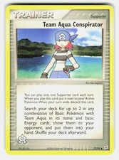 Pokemon TCG Team Aqua Conspirator Team Magma vs Team Aqua 77/95 Uncommon NM on eBay