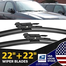 Pair Windshield Wiper Blades Premium Quality 22 22 Inch Bracketless Frameless Pair Windshield Wiper Blades Premium Quality 22 22 Inch Bracketless Frameless
