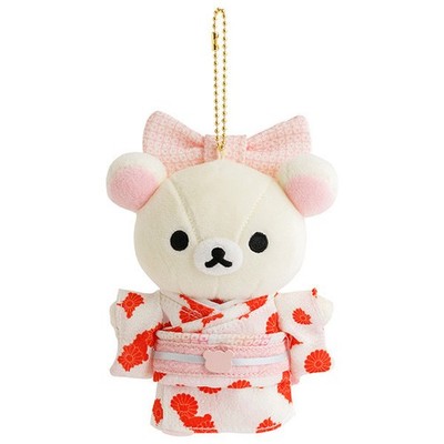 Rilakkuma Korilakkuma Hanging Plush Toy ''Kimono'' 2026SS San-X JP LTD Original