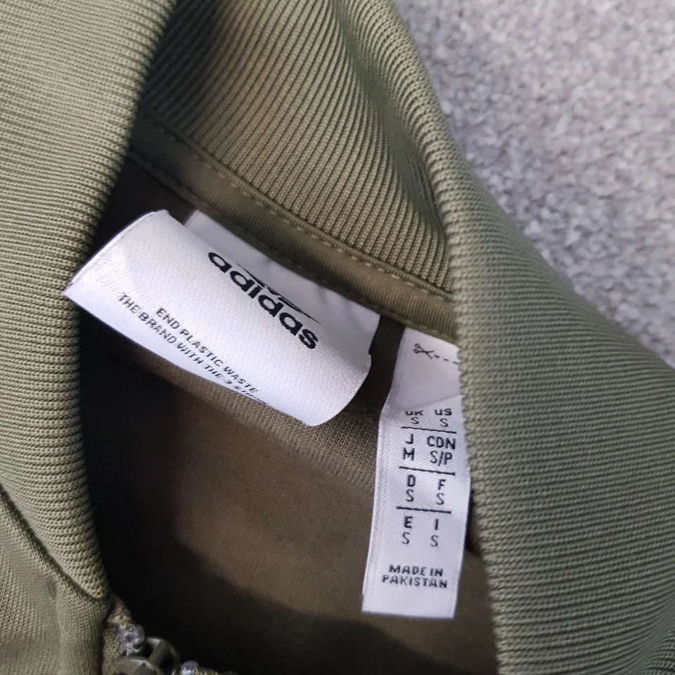 Adidas Mens Tracksuit Set Small Green Track Jacket Pants Originals SST Firebird - Image 2 of 4