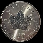 2016 .9999 Silver Canada Maple Leaf with Maple Leaf Privy $5 Queen Elizabeth II — photo 4