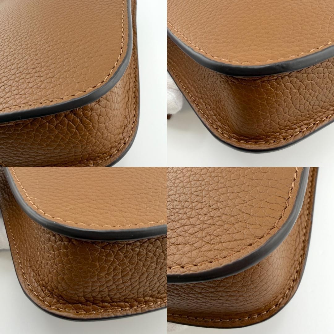 Tory Burch Tassel Leather Crossbody Bag Brown Authentic Women's Shoulder Bag thumbnail 4