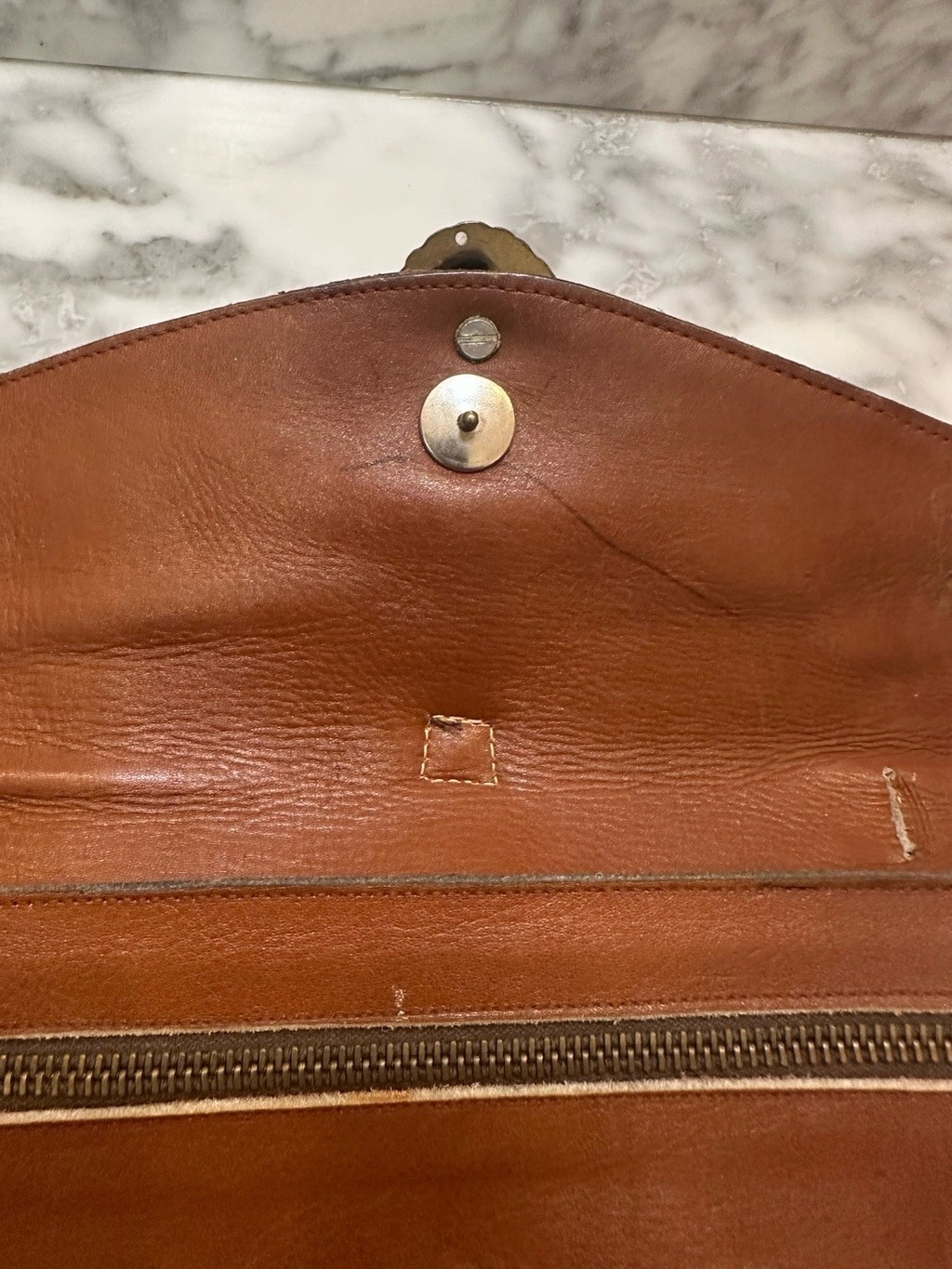 Vintage 1950s European Python Snakeskin Wallet Cl… - image 10