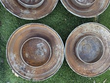 4 Vintage Nice Used 1938-40 Cadillac Hubcaps