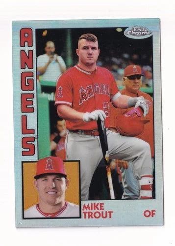 2019 Topps Chrome 1984 Topps Baseball 35th Anniversary #84TC-17 Mike Trout