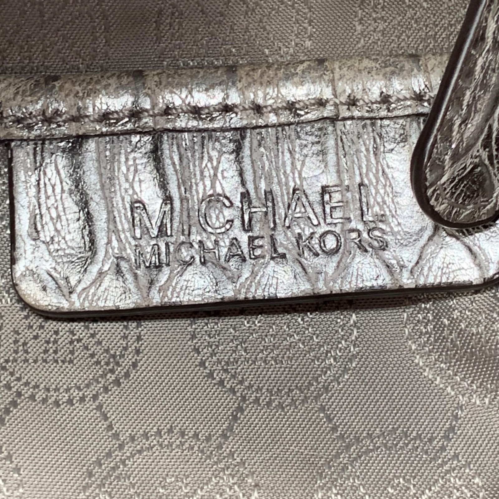 Michael Kors Frankie Python Embossed Leather Draw… - image 13