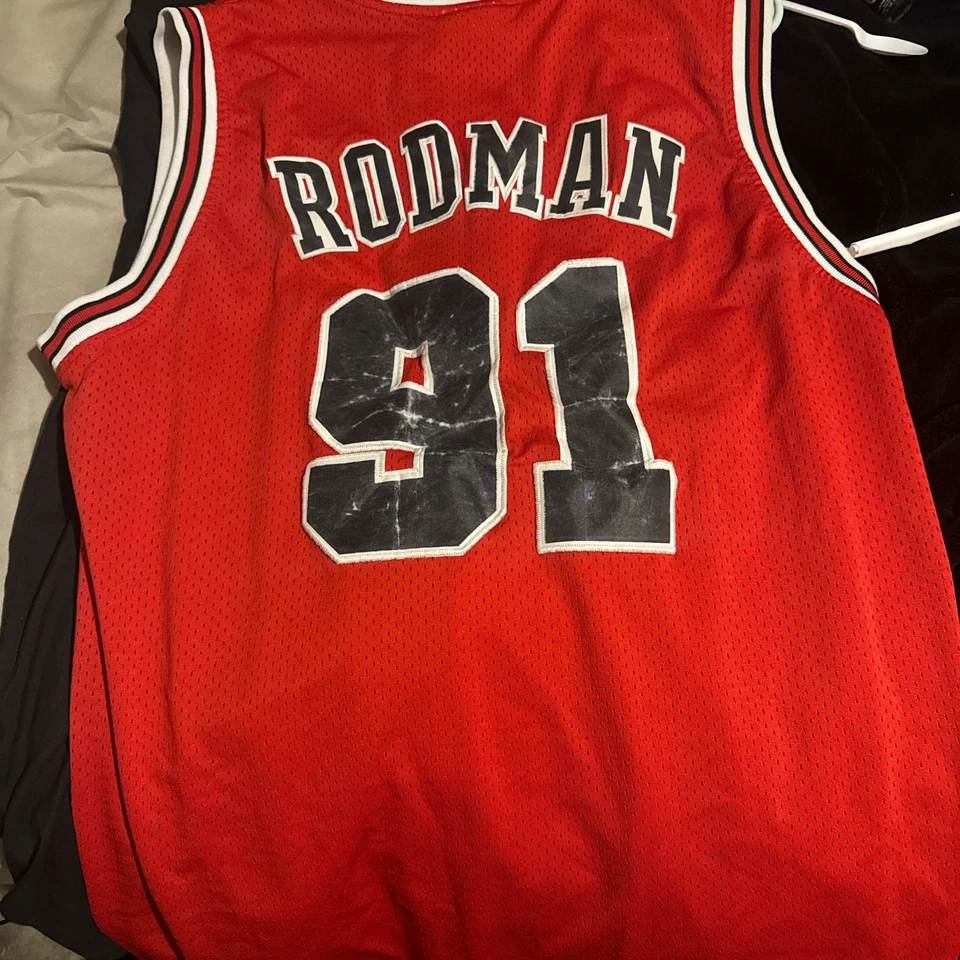 Camiseta de baloncesto Dennis Rodman Chicago Bulls talla XL Foto 3 de 4