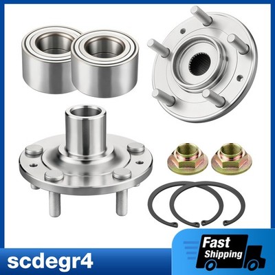 2X BR930177K Front Wheel Bearing Hubs Assembly for 2003-2008 Mazda 6 2.3L 3.0L