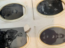 Tin Type Photo Album And Other Vintage Photos