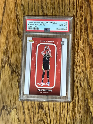 2025 Panini Instant WNBA The Logo #7 Paige Bueckers RC PSA 8