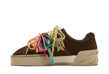 ANTA Kai 1 Style Brown Low Top Lace-Up Suede ...