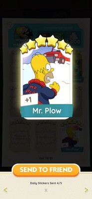 Mr. Plow Simpsons Monopoly