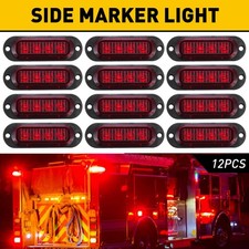 4x8x12x Amberred Led Side Marker Clearance Lights Waterproof Trailer Truck Rv 4x8x12x Amberred Led Side Marker Clearance Lights Waterproof Trailer Truck Rv