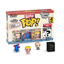 FUNKO Bitty Pop! Retro Toys - Mr. Monopoly 4PK​Y una Minifigura Misteriosa Sorpr