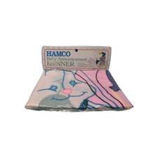 HAMCO Baby Announcement Banner 28" x 40" Pink Bunny Wall Decor Flag New Sealed