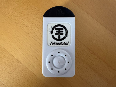 Tokio Hotel Mc Donalds Music Player 2008 Musikbox Happy Meal schwarz rare rar