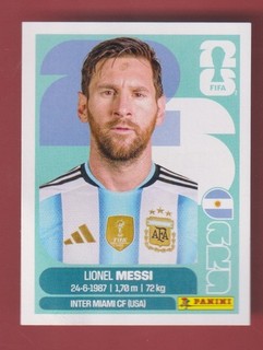 Panini FIFA World Cup 2026 Lionel Messi Inter Miami CF ARG 17 Sticker Mint