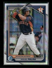 2024 Bowman Chrome #BCP-166 Miguel Palma /499 Houston Astros Refractors