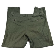 Bonobos Chino Pants Mens Size 36x30 Green Tailored Cotton Slacks J2