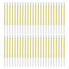 0.8mm Gel Pens Refills, 48 Pack Glitter Gel Pens Ink Medium Point, Gold