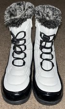 Totes Waterproof Snow Boots Girls Size 7M Ella