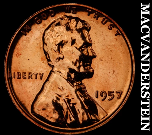 1957 Lincoln Wheat Cent- Lustrous Choice Gem Proof  No Reserve  #i6145