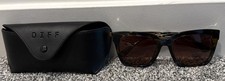 NIB DIFF BELLA SUNGLASSES - TORTOISE BLUE/BROWN POLARIZED - DIFF EYEWEAR NICE