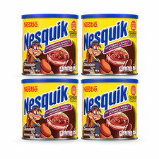 Nesquik Chocolate Milk Powder Drink Mix 400g 14.1oz 4 Pack Bulk Lot Nestle