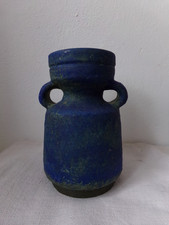 Vase Hayzinthenvase Kerzenhalter Keramik Karlsruher Majolika F. Glatzle 60er
