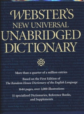Webster's New Universal Unabridged Dictionary. Webster's: