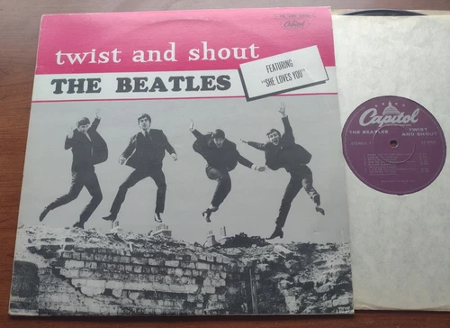 CANADA!!! NM- THE BEATLES Twist and Shout 1980 PURPLE 3rd gen. Reissue LP