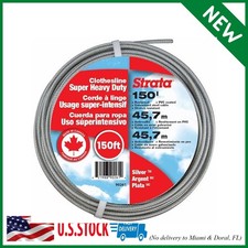 150 Feet Clothesline Outdoor Heavy Duty Galva...
