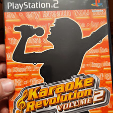 Konami Karaoke Revolution Volume 2 Sony PlayStation 2 PS2 NTSC-U/C E