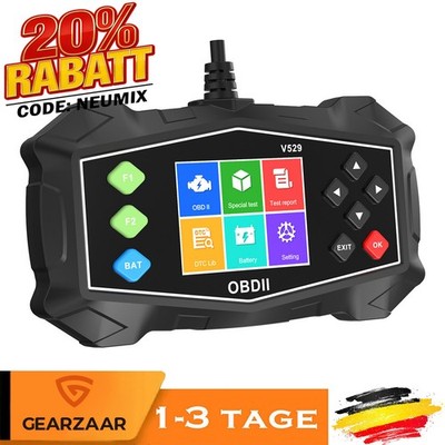 Auto OBD2 Diagnosegerät Deutsch EOBD Auto Adapter für Alle Fahrzeuge